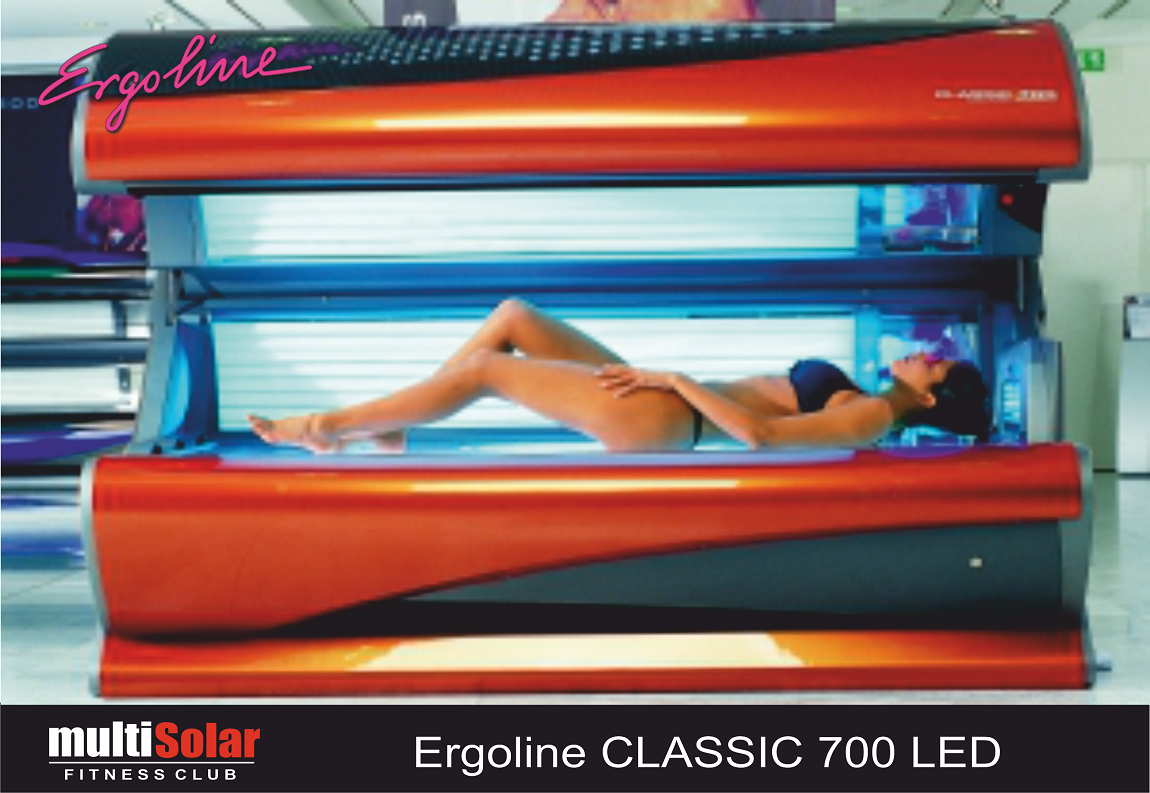 Ergoline 700 | MultiSolar Lady Fitness | Solarium Siłownia Sauna StudioGYM - Studio Smukłej Sylwetki | Szczecin Police - SOLARIUM Bankowa kabina 3
